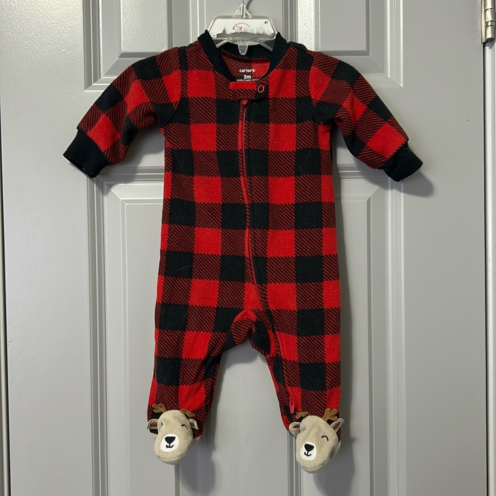 Carter’s 3M winter footie baby onesie sleeper
